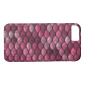 Pink Metallic Scales Textur Case-Mate iPhone Hülle (Rückseite (Horizontal))