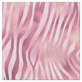 Pink Metallic Zebra Print Stoff (Nahaufnahme)