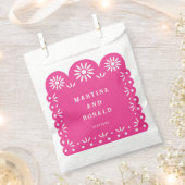 PINK MEXICAN PAPEL PICADO GESCHENKTÜTCHEN (Ausgeschnitten)