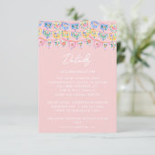 Pink Mexico Destination  Begleitkarte (Stehend Vorderseite)