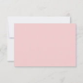 Pink Mexico Zielort QR Code RSVP Karte (Rückseite)