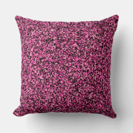 Pink Micro Camouflage Throw Kissen