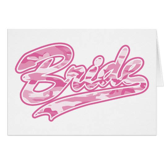 Pink Military Bride Camouflage (Vorderseite (Horizontal))