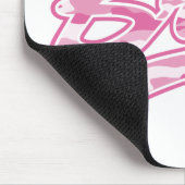 Pink Military Bride Camouflage Mousepad (Ecke)
