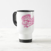 Pink Military Bride Camouflage Reisebecher (Vorderseite Links)