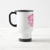Pink Military Bride Camouflage Reisebecher (Links)