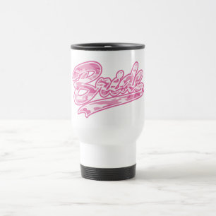 Pink Military Bride Camouflage Reisebecher