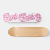Pink Military Bride Camouflage Skateboard (Horizontal)
