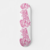 Pink Military Bride Camouflage Skateboard (Vorne)