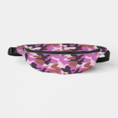 Pink Military Fanny Pack Bauchtasche (Vorderseite)