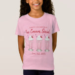Pink Milkshake Ice Creme Social Birthday Party T-Shirt<br><div class="desc">Das Design zeigt eine originelle Marker-Illustration eines rosa Milchshake mit Sahne und einer roten Kirsche. Ideal für eine Eiscreme Gesellschafts- oder Geburtstagsparty! Persönlich gestalten Sie Ihre Veranstaltung mit Ihren Informationen. Dieses Milchshake-Design ist auch auf anderen Produkten, einschließlich der Koordinierung von Party-Produkten. Sehen Sie nicht, wonach Sie suchen? Brauchen Sie Hilfe...</div>