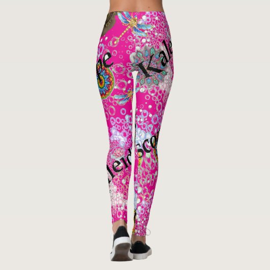 Pink Milkshake Steampunk Leggings (Rückseite)