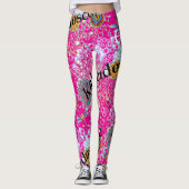 Pink Milkshake Steampunk Leggings (Vorderseite)