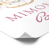 Pink Mimosa Bar Poster (Ecke)