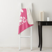 Pink "Mindful Bunny" gemütlich Sherpadecke (Beispiel)