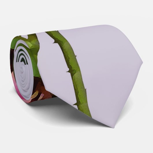 Pink Miniatur-Rose Krawatte (Gerollt)