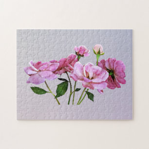Pink Miniatur-Rose Puzzle