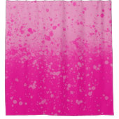 Pink-Minimalismus Duschvorhang (Vorderseite)