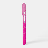 Pink Minimalismus  iPhone 16 Hülle (Linke Seite)