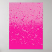 Pink Minimalismus Poster (Vorne)