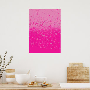 Pink Minimalismus Poster
