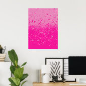 Pink Minimalismus Poster (Heimbüro)