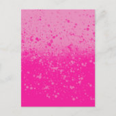 Pink-Minimalismus Postkarte (Vorderseite)
