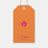 Pink Minimalistisch Fairy Modern Birthday Vielen D Geschenkanhänger (Rückseite)