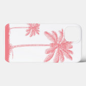 Pink Minimalistisch Palm Tree Handy Case iPhone /i (Rückseite (Horizontal))