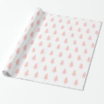 PINK Minimalistisch PINE BAUM CHRISTMAS CUSTOM Geschenkpapier<br><div class="desc">Niedlich Schwarz und Rosa Weihnachtsbaum Pine Gemustert Wrapping Paper. Pinienfarben individuell einstellbar! Eine niedliche Idee für Ihre kleinen Weihnachten!!</div>