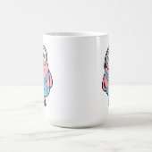 Pink Minion Cartoon Fanart Kaffeetasse (Mittel)