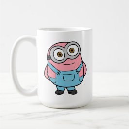 Pink Minion Cartoon Fanart Kaffeetasse