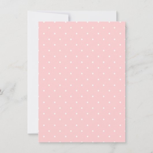 Pink Mint floral Brunch Bridal Dusche Einladung (Rückseite)