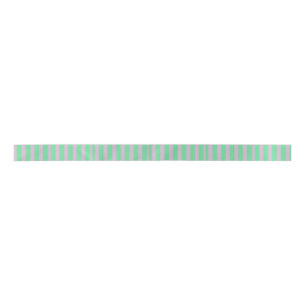 Pink Mint Green Strickband Weihnachtsband Satinband