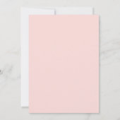 Pink Mint Green Watercolor Floral 80. Geburtstag (Rückseite)