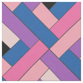 Pink mit diagonalem geometrischem Muster Stoff (Nahaufnahme)