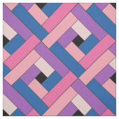 Pink mit diagonalem geometrischem Muster Stoff (Muster)