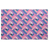 Pink mit diagonalem geometrischem Muster Stoff (Fat Quarter (45,7 x 55,9 cm))