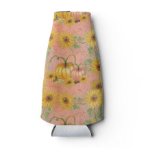 PINK MIT GELBEN SONNENBLUMEN & PUMPKINEN