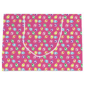 PINK MIT HELL FARBENEN ÖSTERBUNNZAHLEN GROßE GESCHENKTÜTE (Vorderseite)