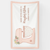 Pink mit Liebe Bäckerei Konditorei Koch Banner (Vertikal)