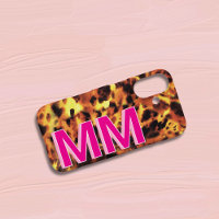 Pink Mit Monogramm Tortoiseshell