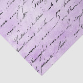 PINK MIT SCHWARZER HANDSCHREIBUNG SEIDENPAPIER (Ausschnitt)