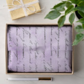 PINK MIT SCHWARZER HANDSCHREIBUNG SEIDENPAPIER (Geschenk)