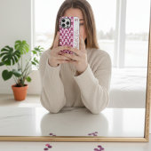 Pink Mitte des Jahrhunderts psychedelisches Muster Case-Mate iPhone Hülle