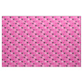 Pink Mitte Jahrhundert Moderne Herzen Stoff (Yard (91,4 cm))