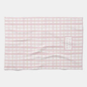 Pink Mix Plaid Geschirrtuch (Horizontal)