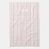 Pink Mix Plaid Geschirrtuch (Vertikal)