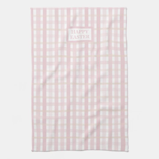 Pink Mix Plaid Geschirrtuch (Vertikal)