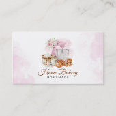 Pink Mixer Sourdough Loaf Bäckerei Visitenkarte (Vorderseite)